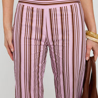 Leocadie Pants Pink Stripe