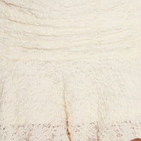 Vancesca Lace Mini Skirt Cream