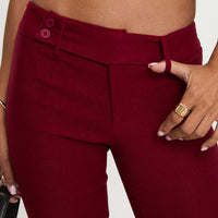 Kinkirk Flared Pants Burgundy