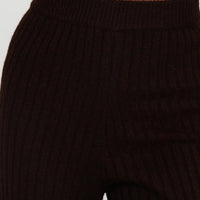 Montana Knit Pants Chocolate Brown