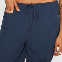 Zodie Low Waist Pants Navy