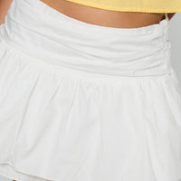 Written In The Stars Mini Skirt White