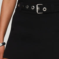 Nozomi Mini Skirt Black