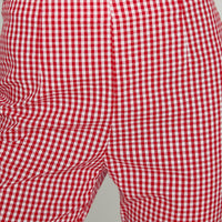 Mignonette Capri Pant Red Gingham