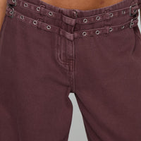 Baccarat Belted Pant Chocolate