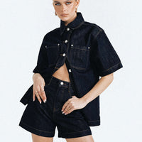 Whitaker Shorts Dark Denim
