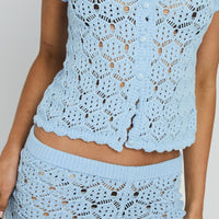 Sun Still Shines Crochet Set Blue
