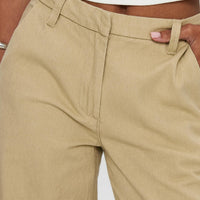 Latitude High Rise Wide Leg Pants Beige