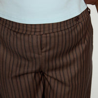 Cedars Low Rise Pant Brown Stripe Curve