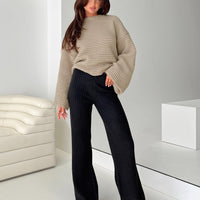 Montana Knit Pants Black