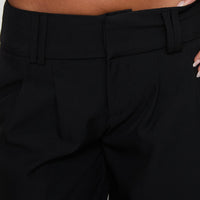 Two Lovers Low Rise Pants Black Petite