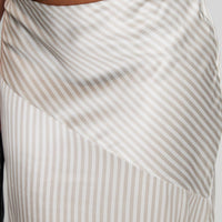 Priscella Asymmetrical Midi Skirt Multi