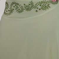 Pappilion Asymmetrical Midi Skirt Sage