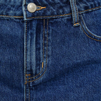 Nickei Denim Mini Skirt Mid Wash Petite
