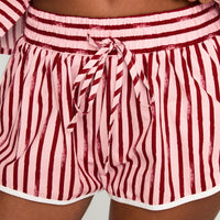 Your Everything Shorts Pink Stripe