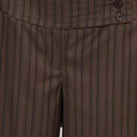 Cedars Low Rise Pant Brown Stripe