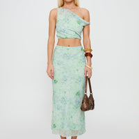 Devereaux One Shoulder Set Green