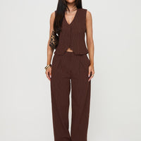 That Sweet Set Brown Pinstripe