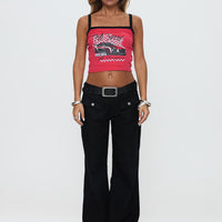 Benicale Low Rise Cargo Pants Black