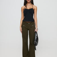 Benicale Low Rise Cargo Pants Olive