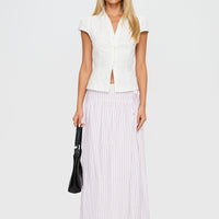 Antheia Maxi Skirt White Multi