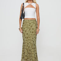 Piazia Maxi Skirt Green