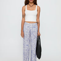 Vendi Low Rise Pant Lilac Floral