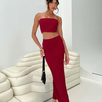 Martha Set Burgundy