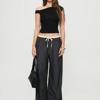 Seraphic Pants Charcoal Stripe