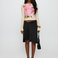 Esmeray Midi Skirt Black