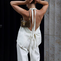 Hills Halter Top Porcelain