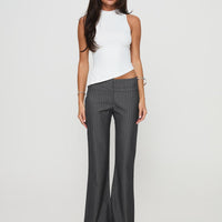 Isabeau Pant Grey Pinstripe