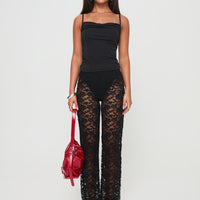 Peru Lace Pants Black