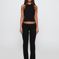 Truth Be Told Straight Leg Pant Black