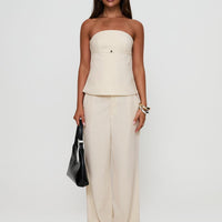 Irresistible Wide Leg Pant Cream