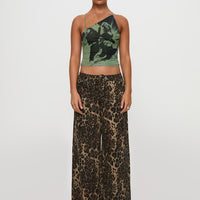 Pantar Low Rise Pants Leopard