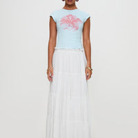 Mya Maxi Skirt White