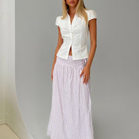 Antheia Maxi Skirt White Multi
