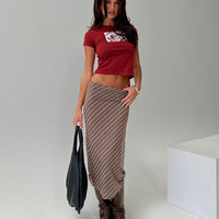 Harbor Stripe Midi Skirt Multi