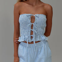 Sudden Sorcery Strapless Set Blue