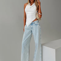 Brayden Low Rise Relaxed Jeans Light Acid Wash