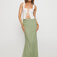Giulia Knit Top White