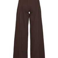 Bystander Lace Up Pants Brown
