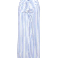 Collied Low Rise Pants Blue / White Stripe