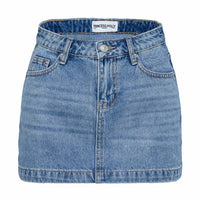 Fossils Denim Mini Skirt Blue