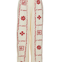 Grazia Pants Cream / Red