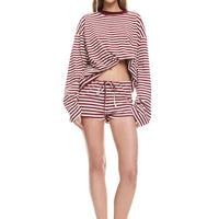 Kourt Bloomers Wine Stripe