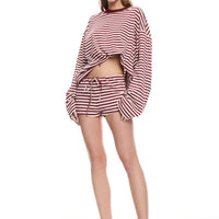 Kourt Bloomers Wine Stripe