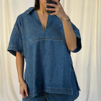 Rosemary Denim Shirt Blue