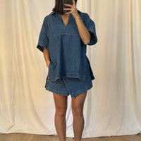 Rosemary Denim Shirt Blue